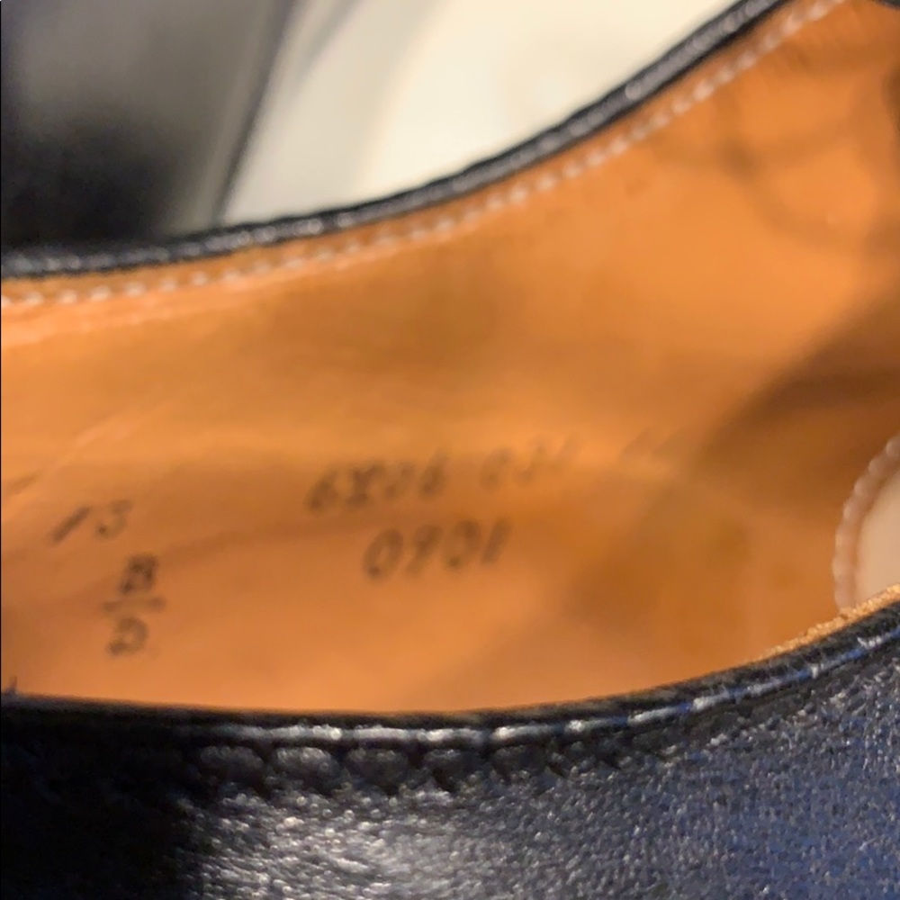 Alden for BB perf cap toe bals black 13D - Picture 7 of 7